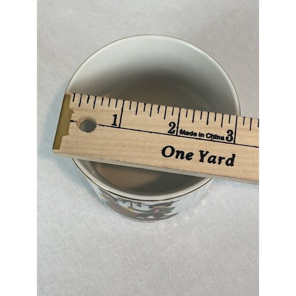 Souvenir Coffee Mug Schlogl Vienna Austria Boy Girl Design Fluted White Porcelai - Picture 8 of 11